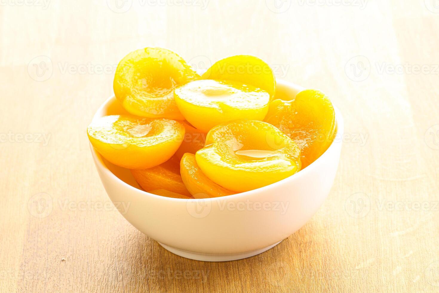 Canned apricot sweet light dessert photo