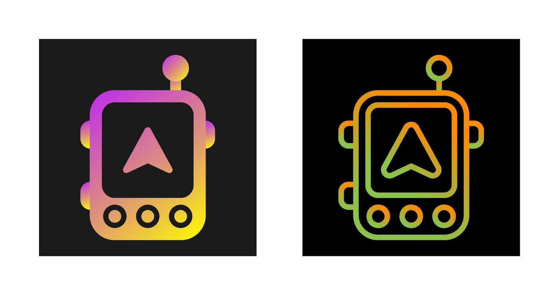 GPS Navigation Device Vector Icon