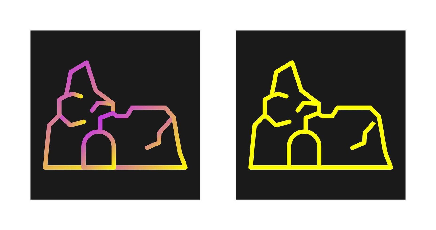 Cave Vector Icon