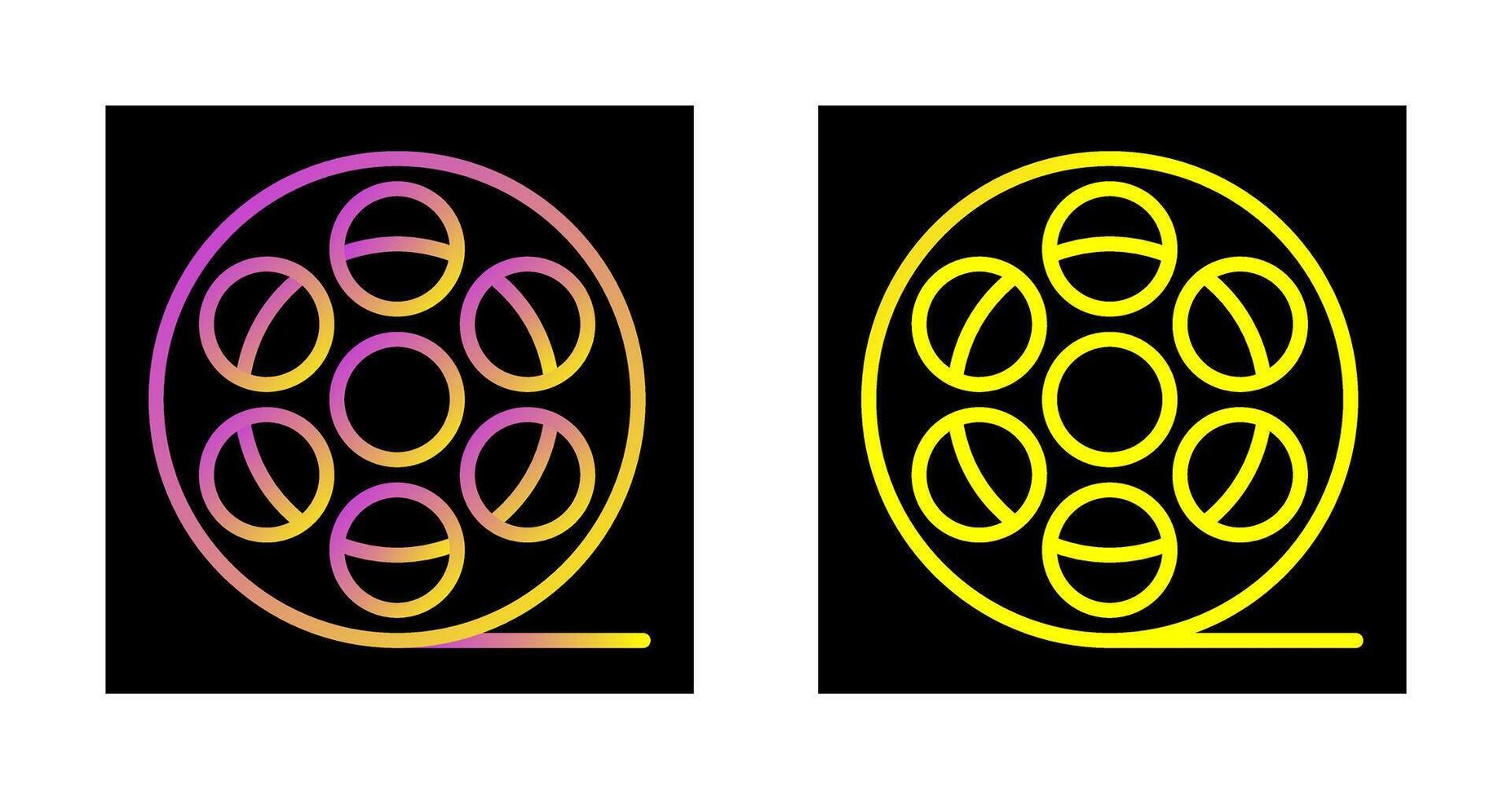 Film Reel Vector Icon