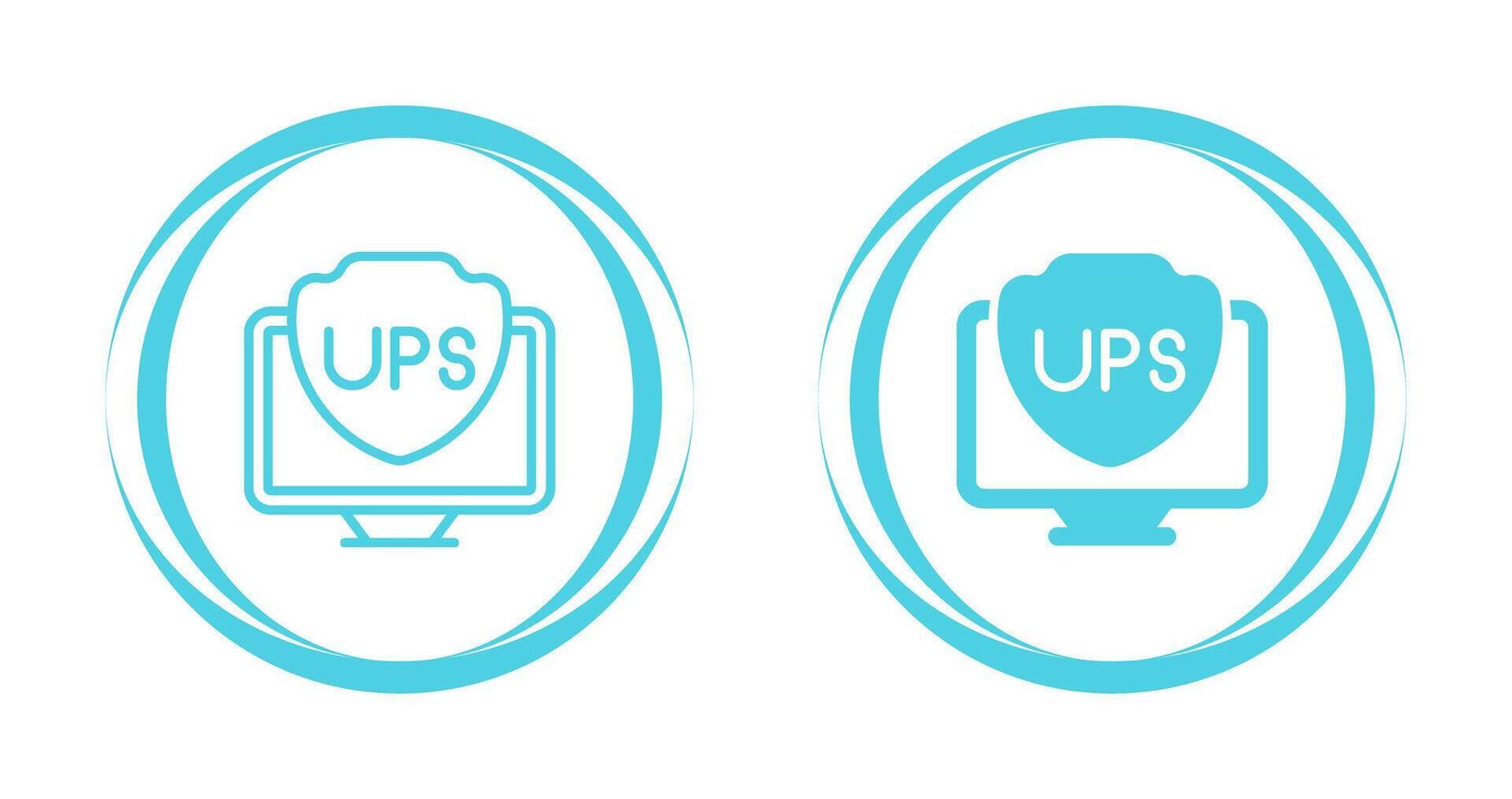 UPS Vector Icon