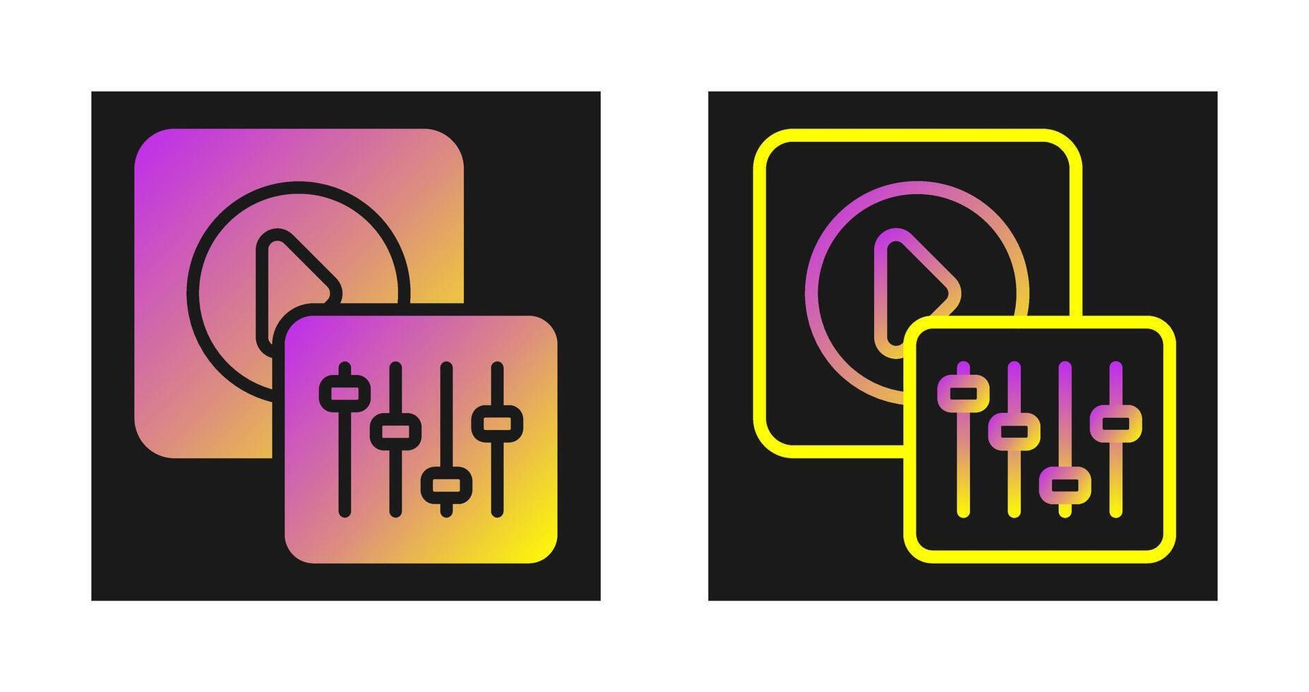 Sliders Vector Icon