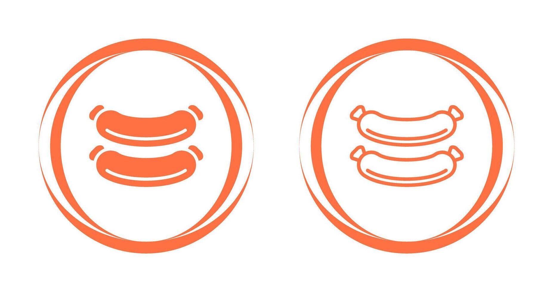 Sausage Vector Icon