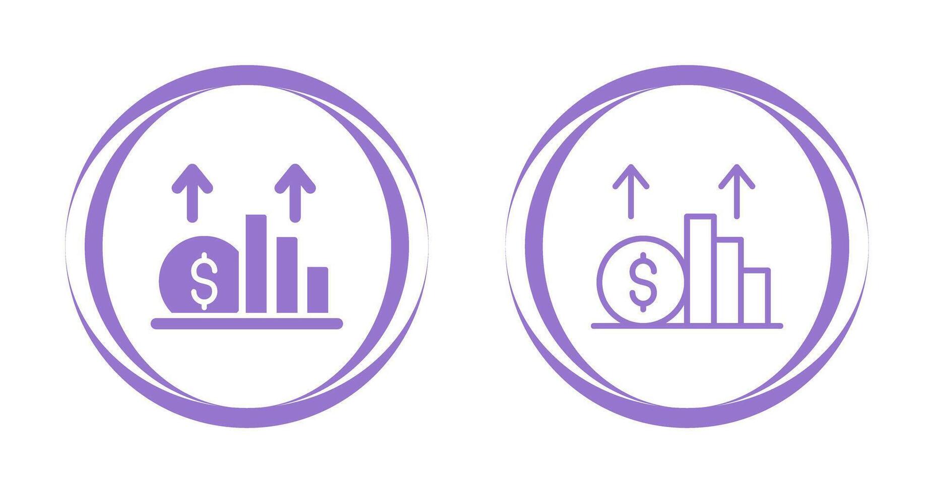 economía vector icono