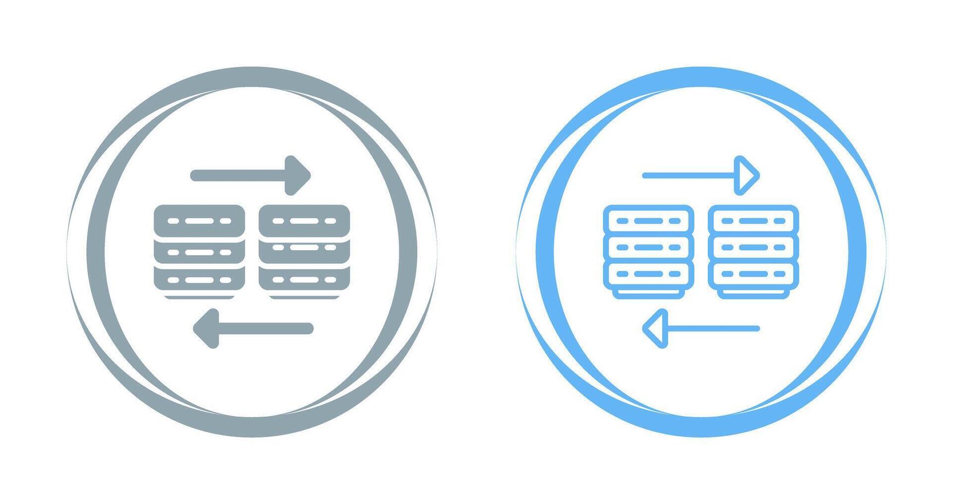 nube migración vector icono