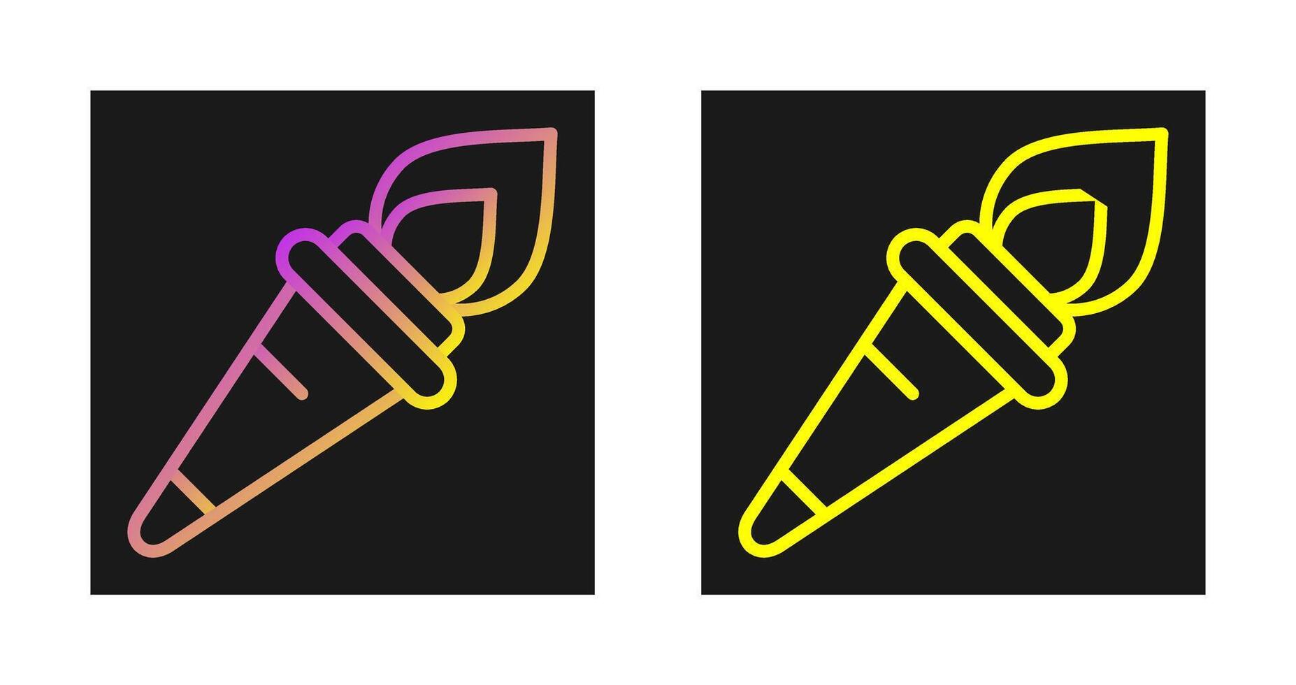 Torch Vector Icon