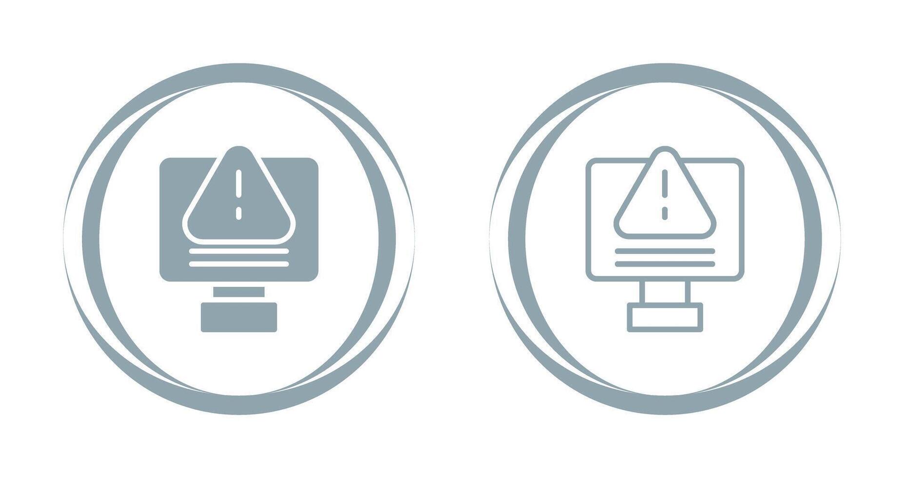 IT System Failure Vector Icon