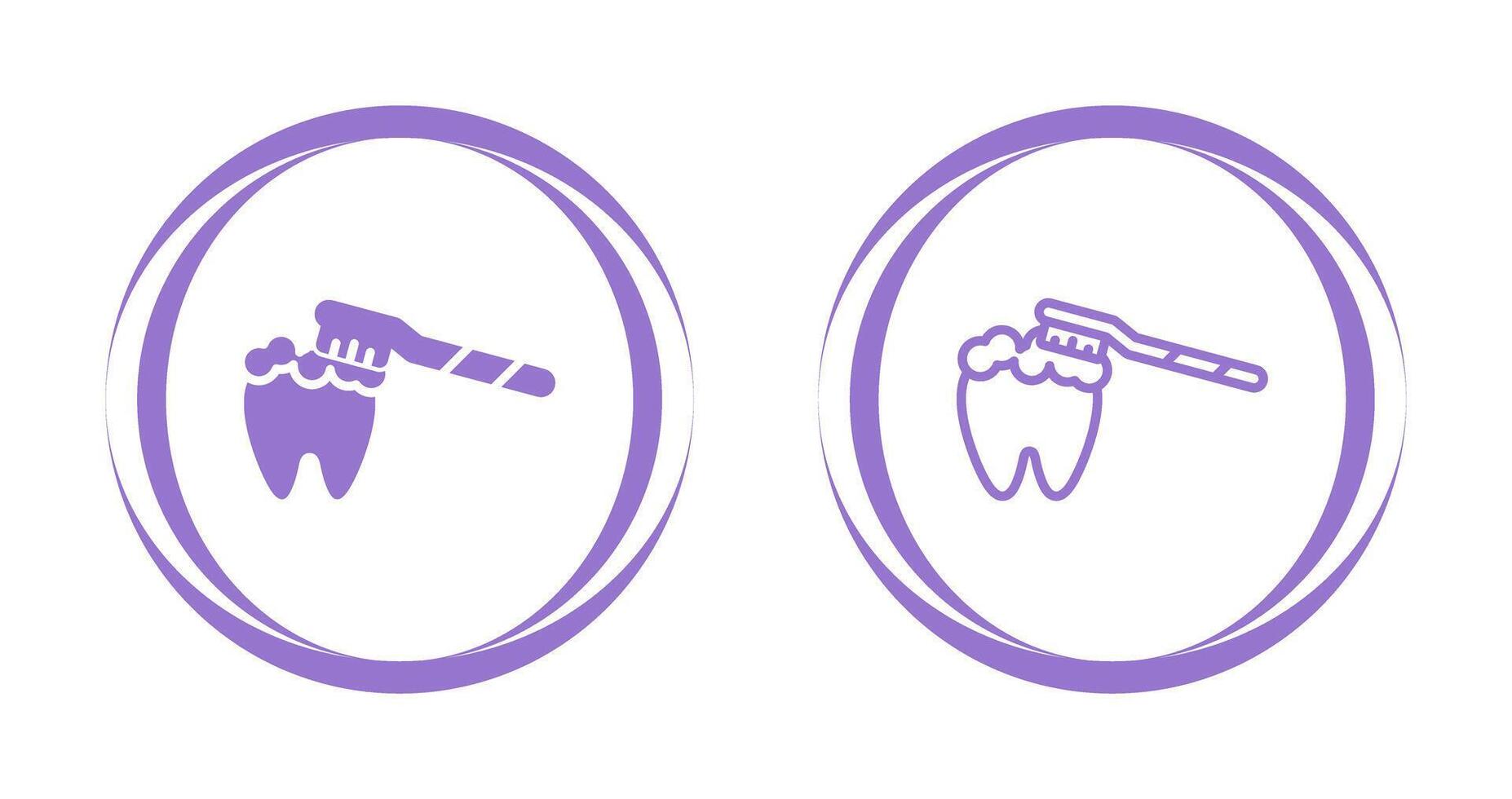 Brushing Teeth Vector Icon