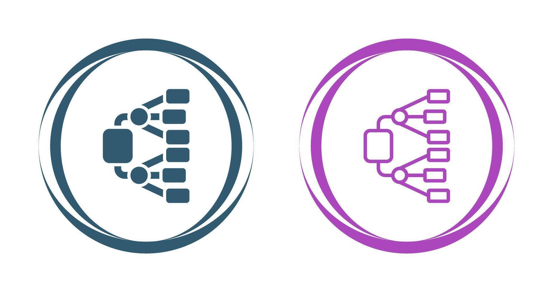 Network Diagram Vector Icon