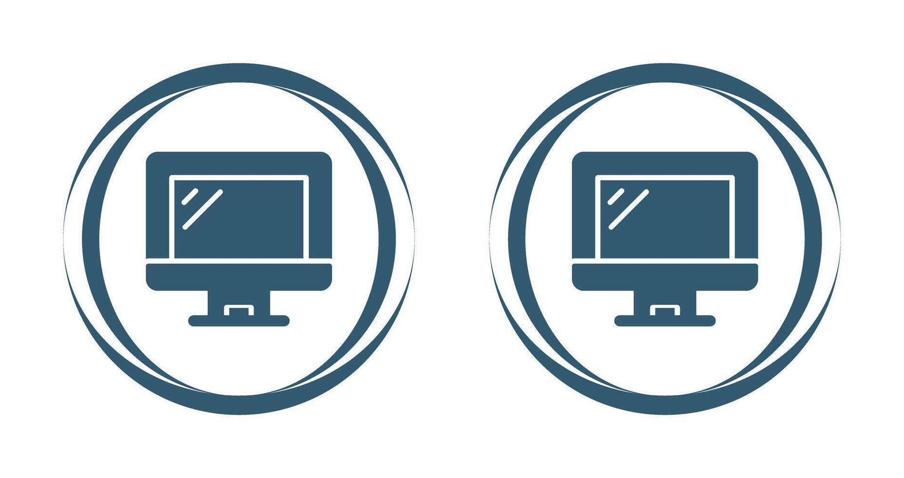 Computer Monitor Vector Icon