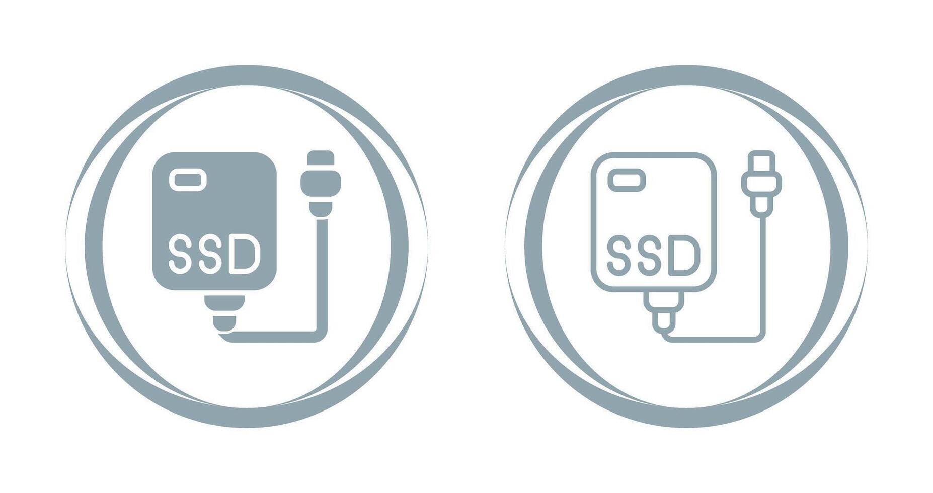 External SSD Vector Icon