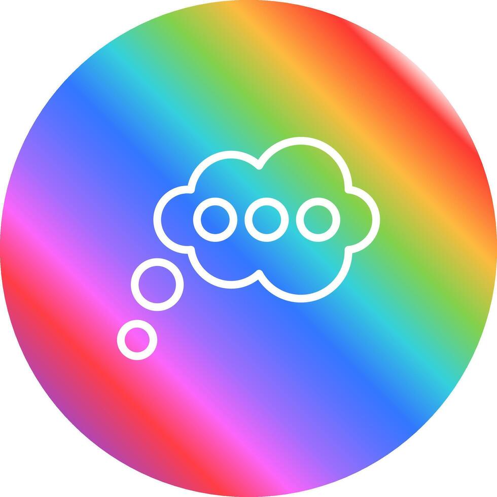 Thinking Vector Icon
