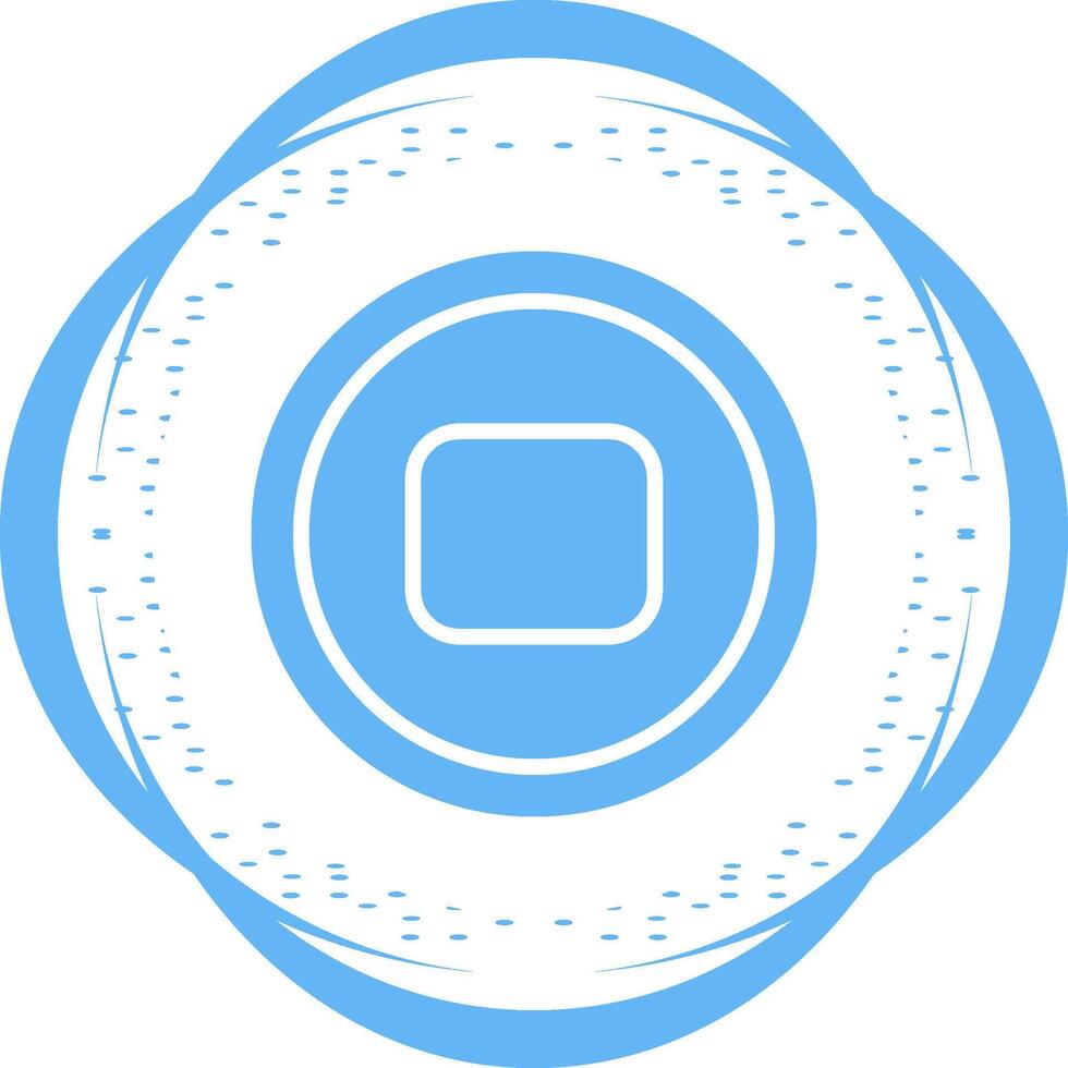 Stop Button Vector Icon