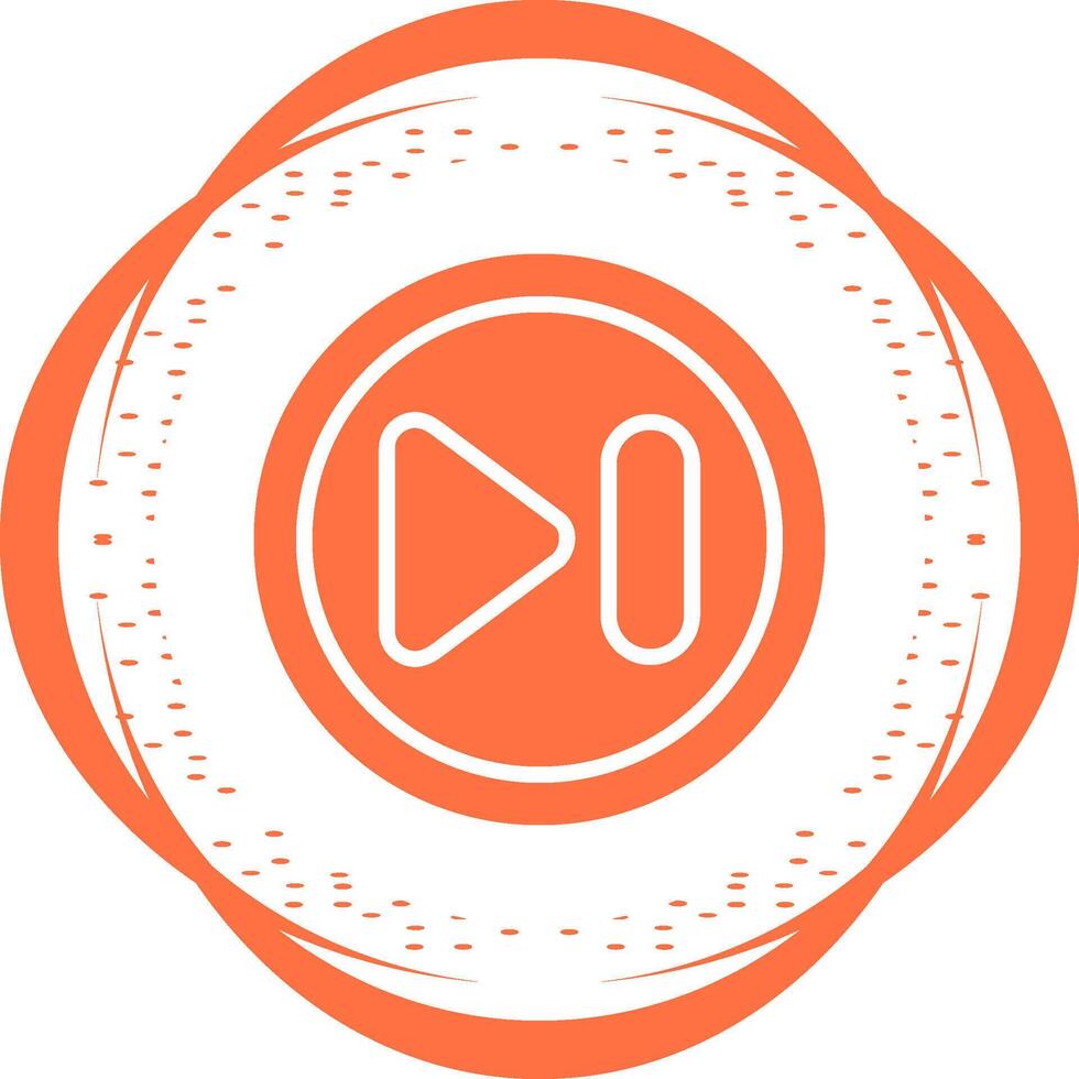 Next Track Button Vector Icon