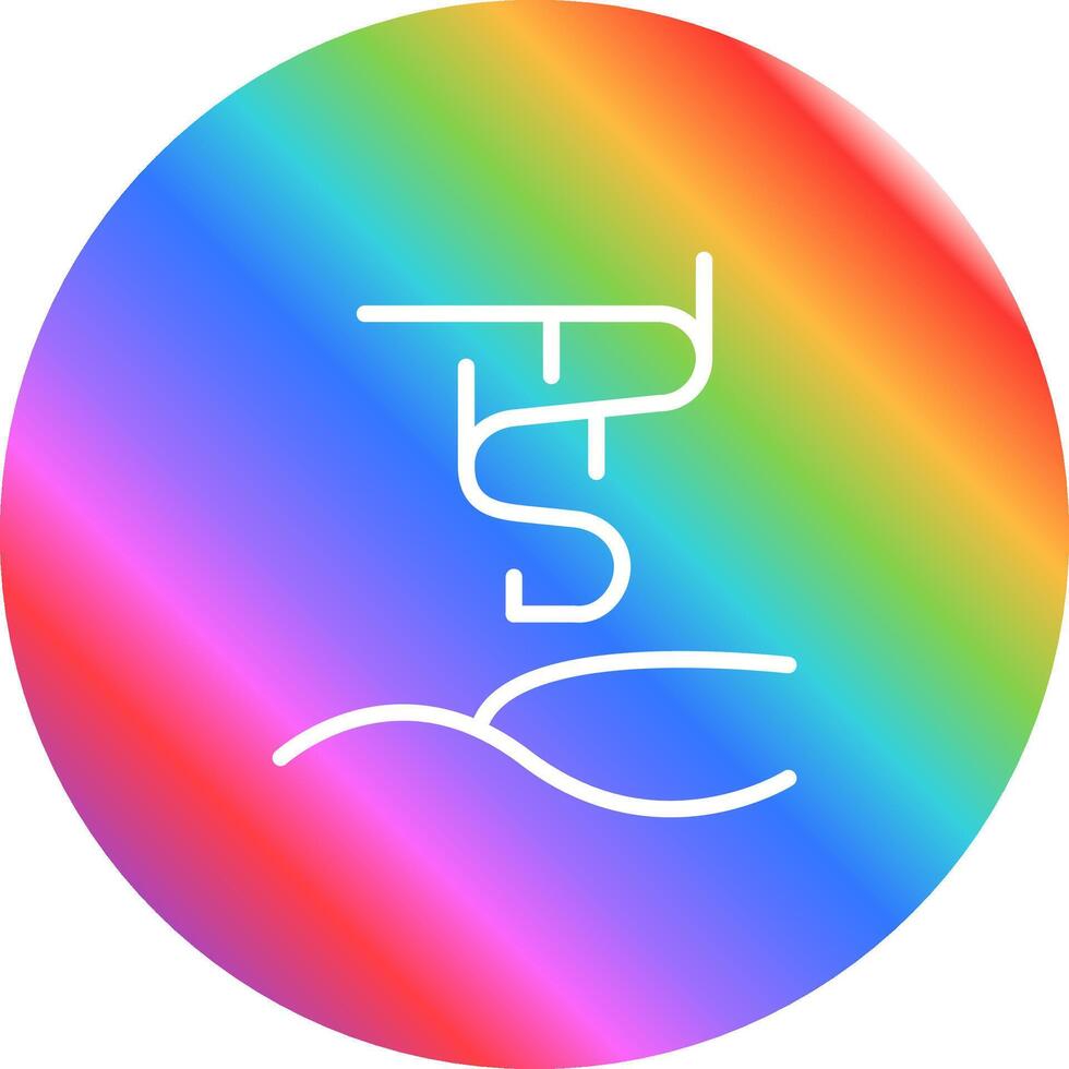 Aurora borealis Vector Icon