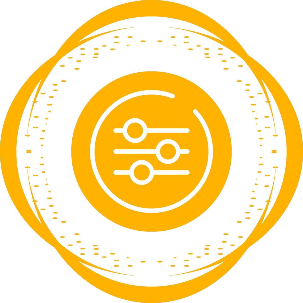 Equalizer Circle Vector Icon
