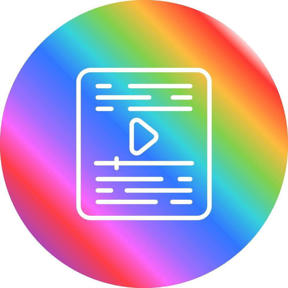 Video Vector Icon