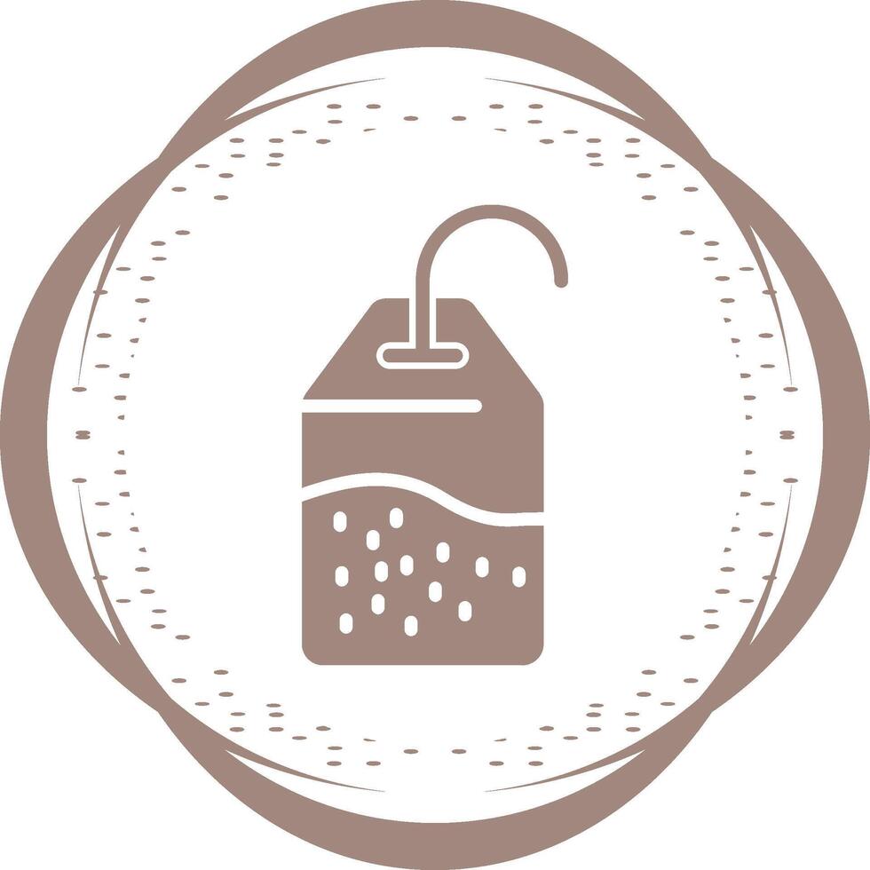 bolsa de té vector icono