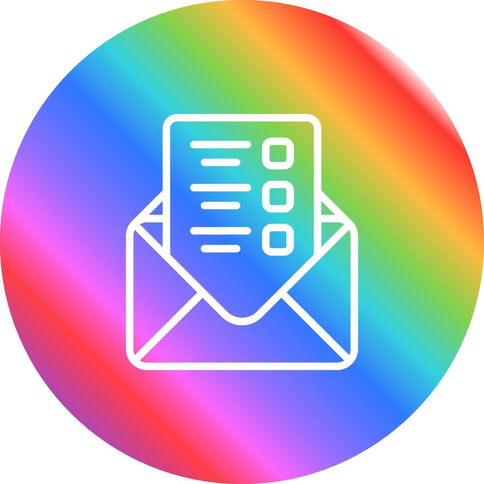 Mailing Lists Vector Icon