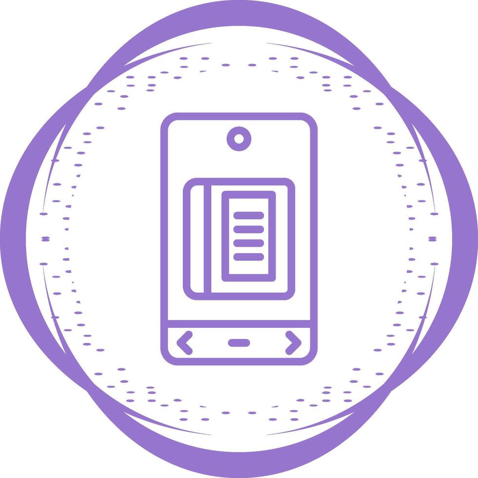 E Book Vector Icon