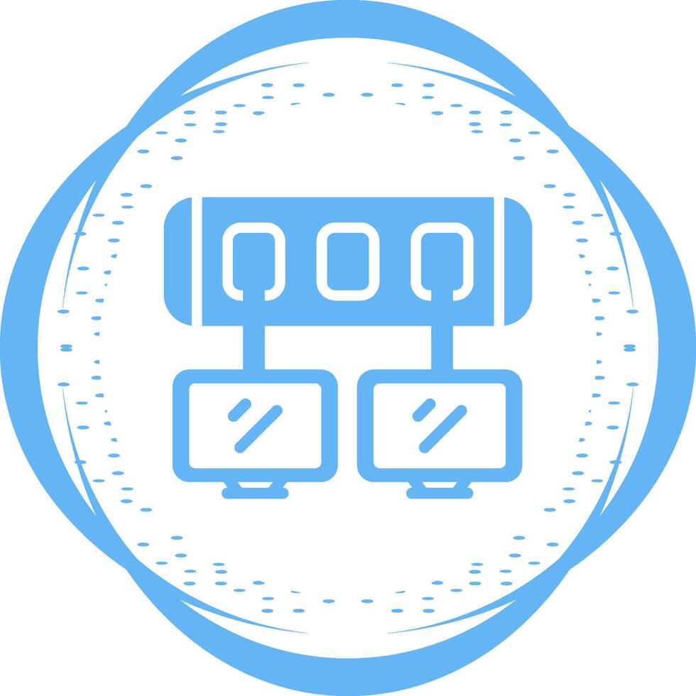 Network Switch Vector Icon