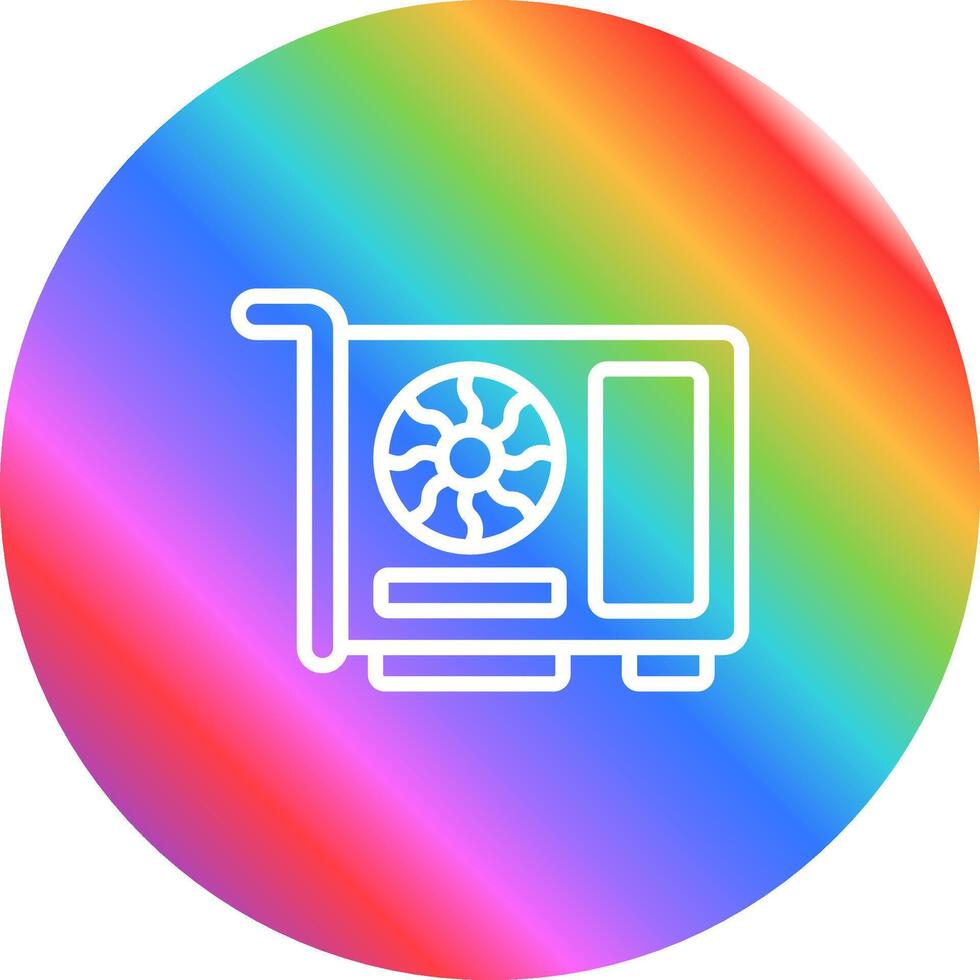 Graphic Card Vector Icon