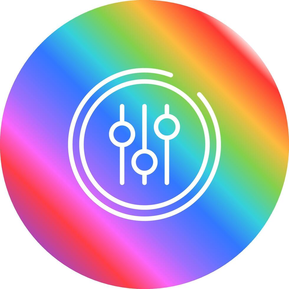 Audio Equalizer Vector Icon
