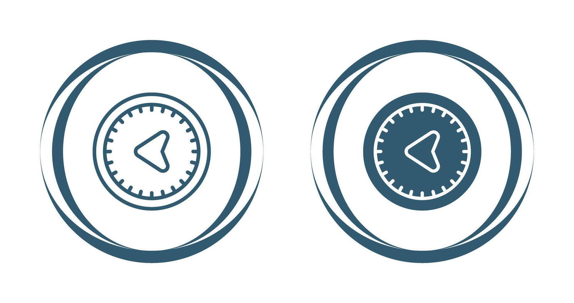 West Vector Icon