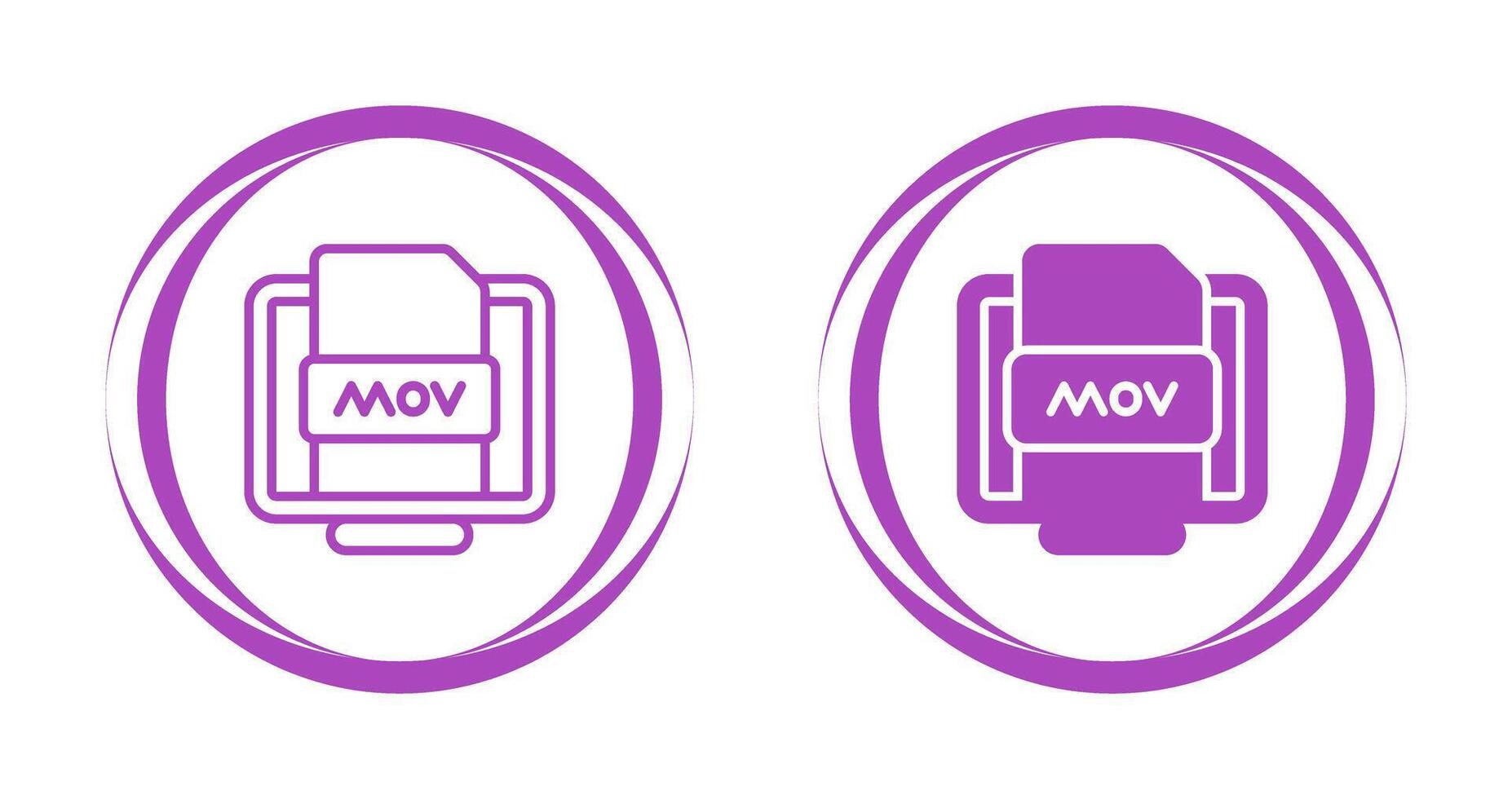 Mov File Vector Icon