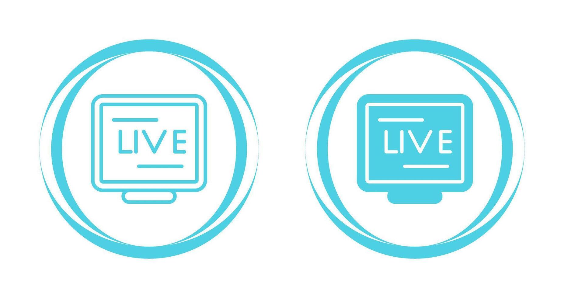 Live Stream Vector Icon
