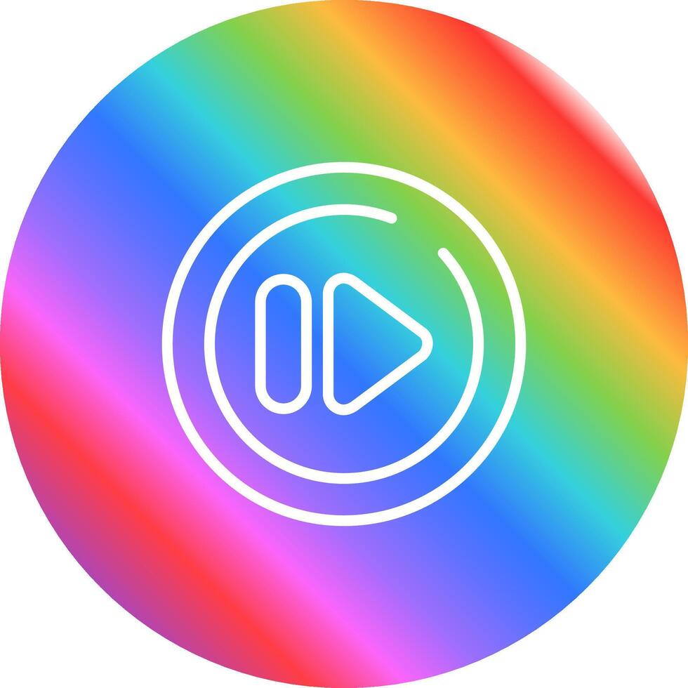 Next Track Circle Vector Icon
