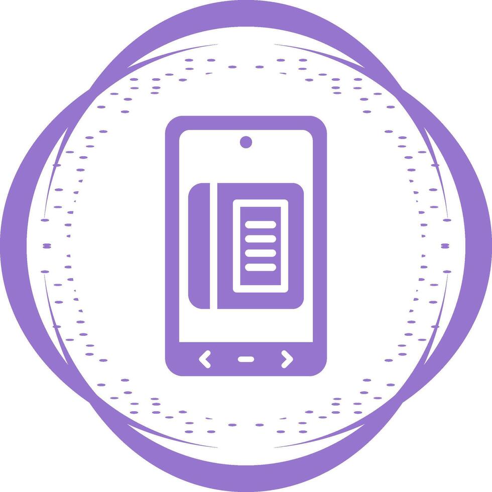 E Book Vector Icon
