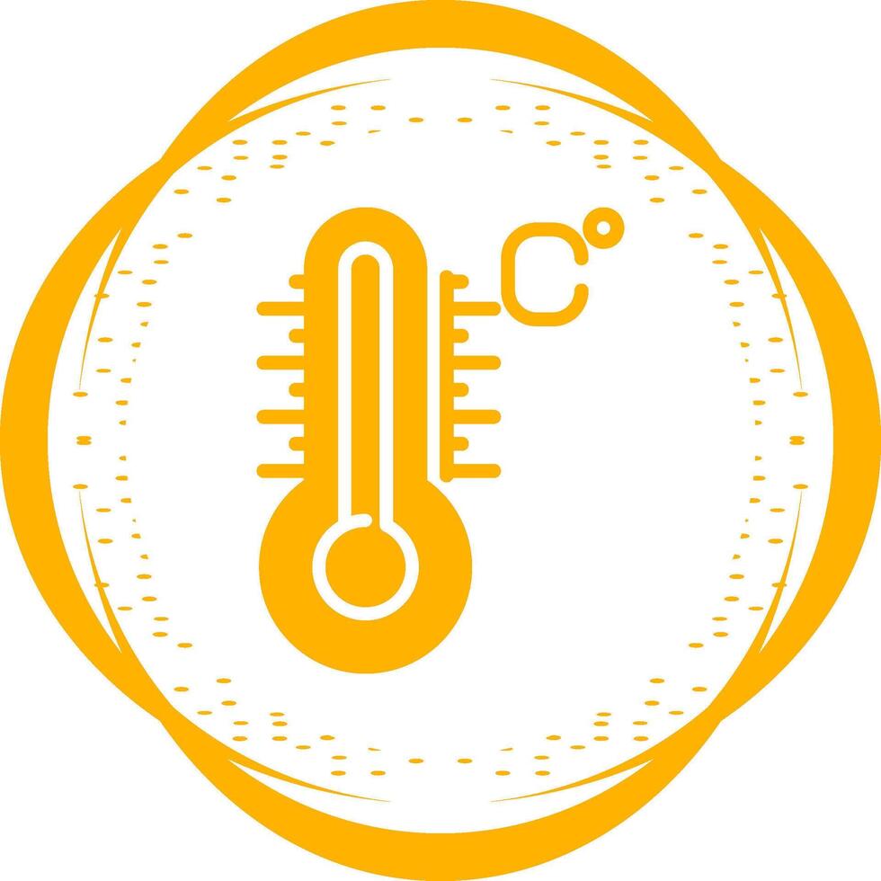 icono de vector de temperatura