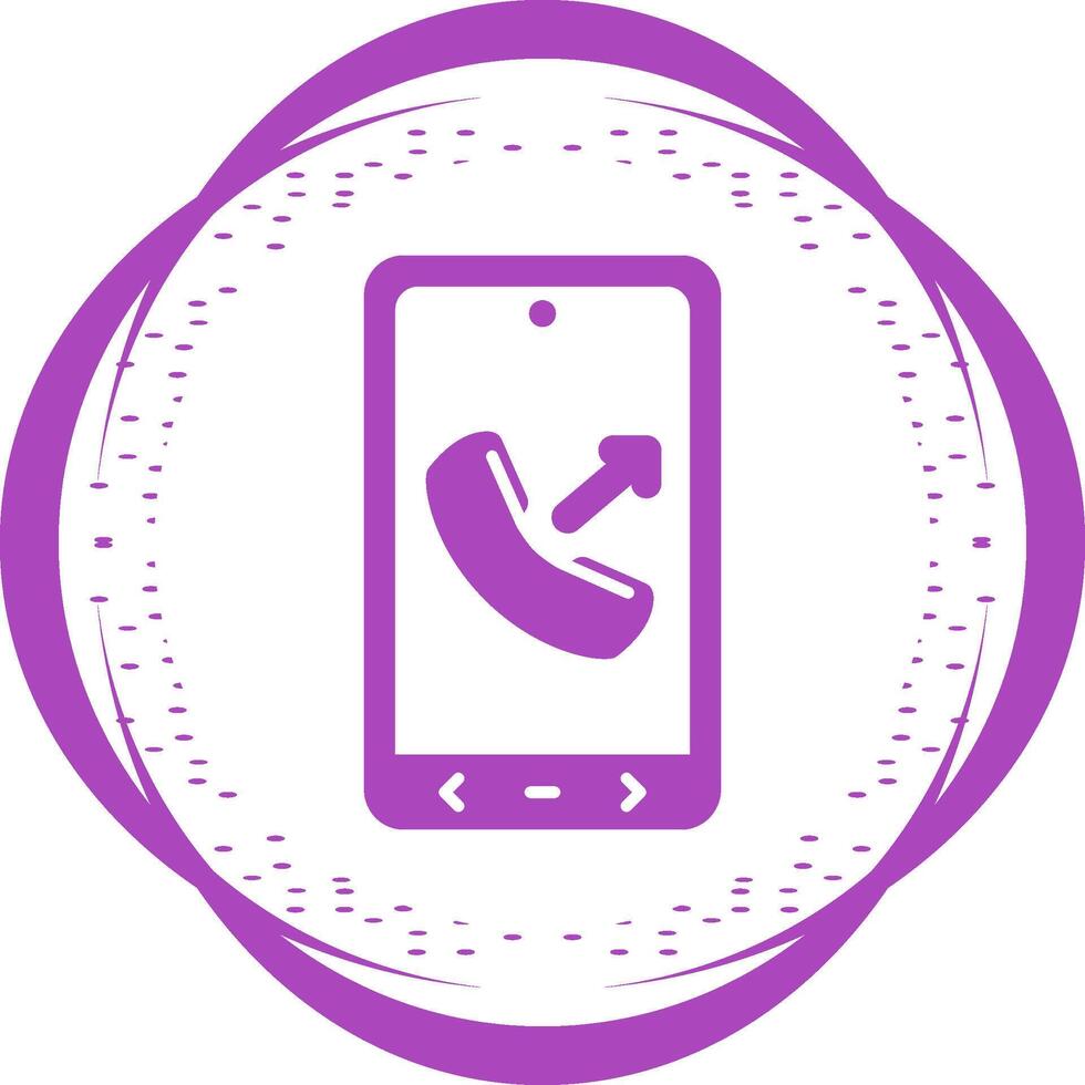 Out Going Call Vector Icon
