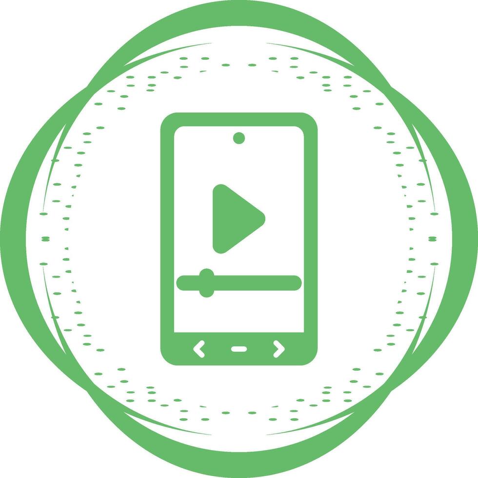 Video Player Vector Icon