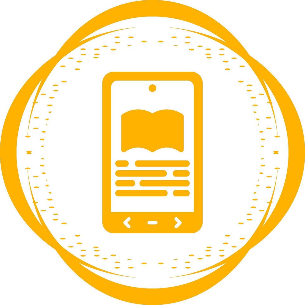 E book Reader Vector Icon
