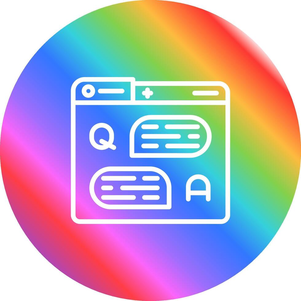 Forum Vector Icon