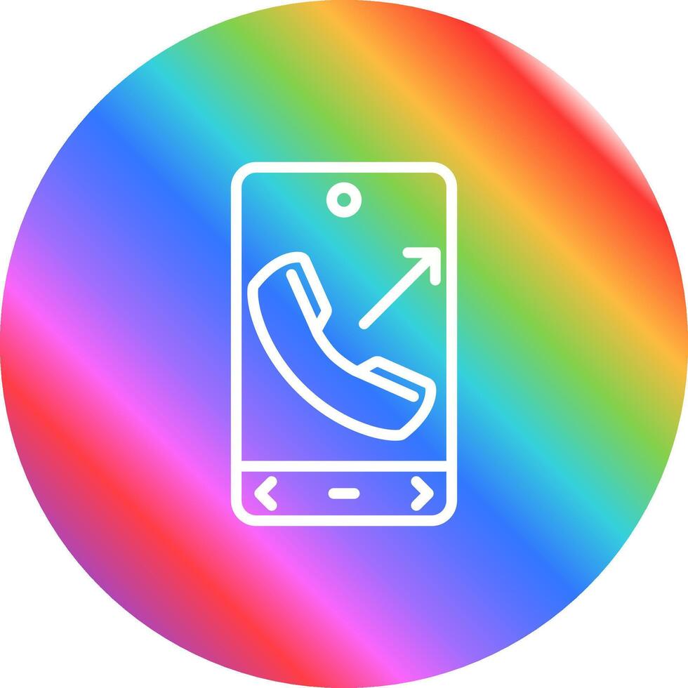 Out Going Call Vector Icon