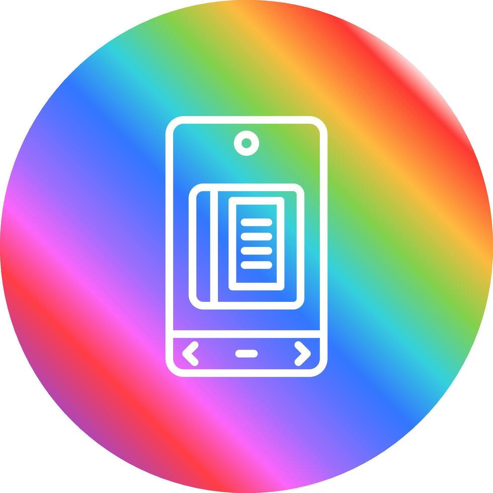 E Book Vector Icon