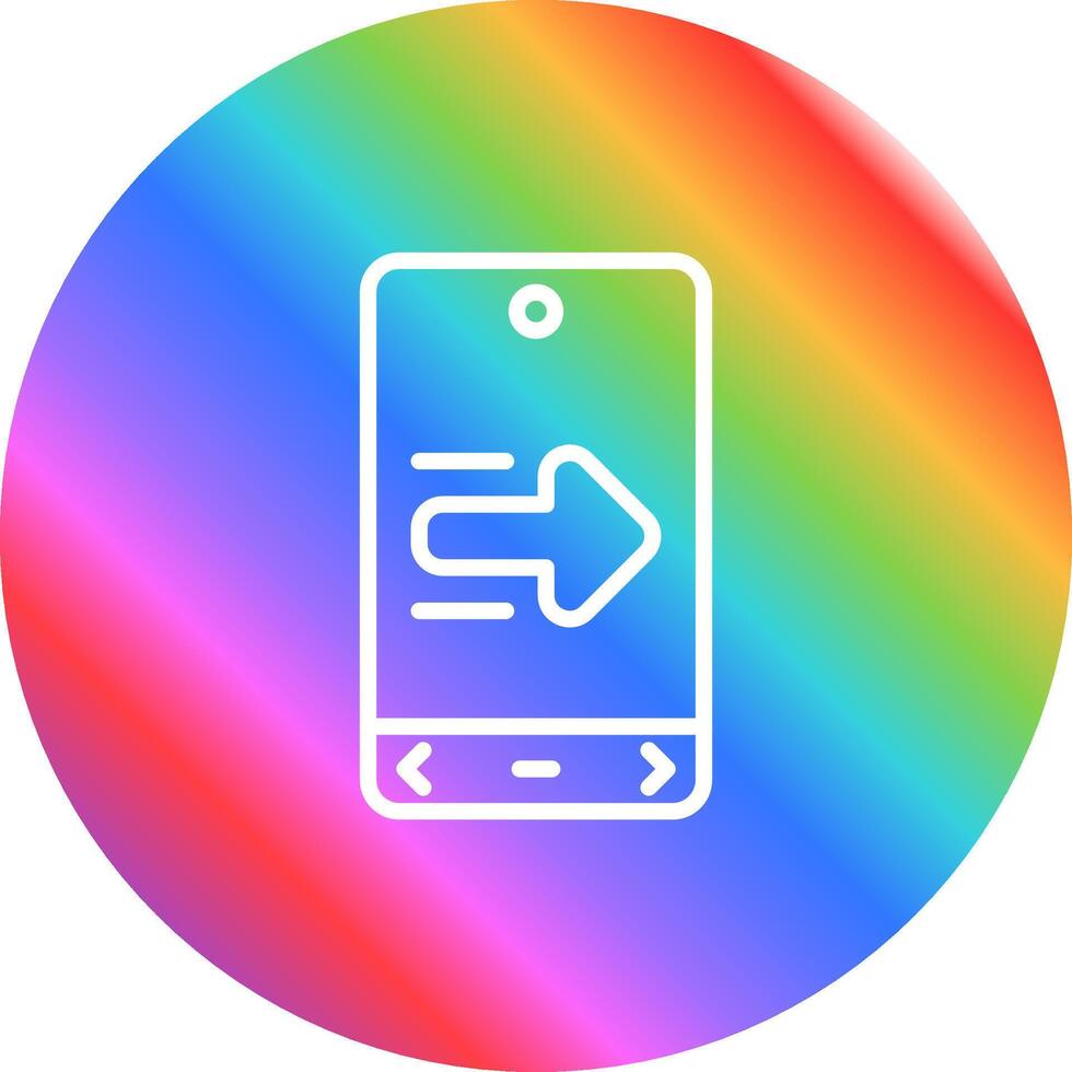 Swip Right Vector Icon