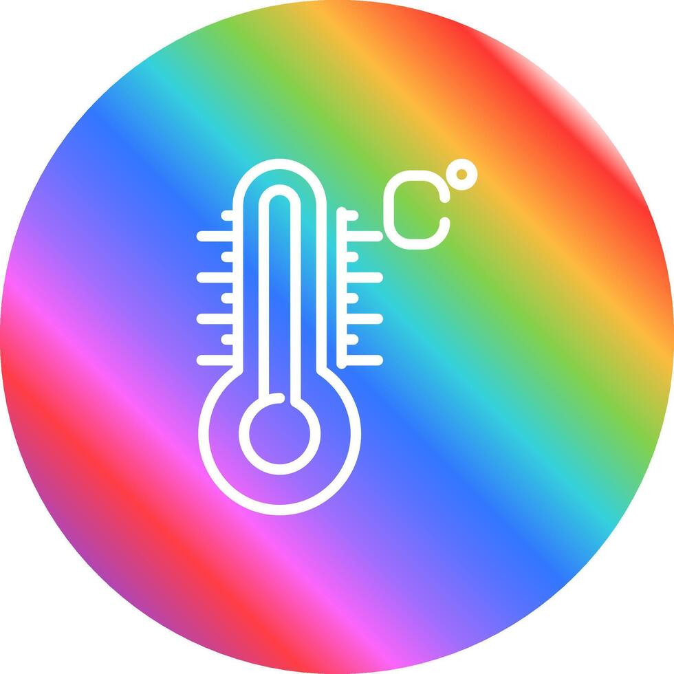 icono de vector de temperatura