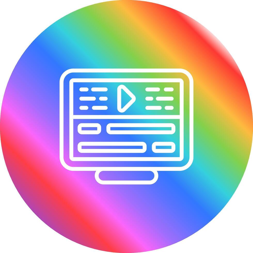 Video Editing Vector Icon