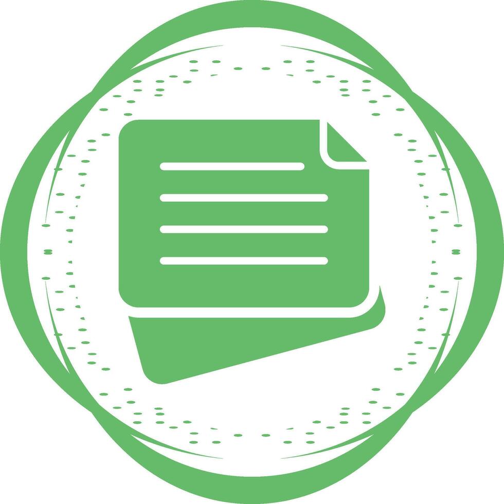 Sticky Note Vector Icon