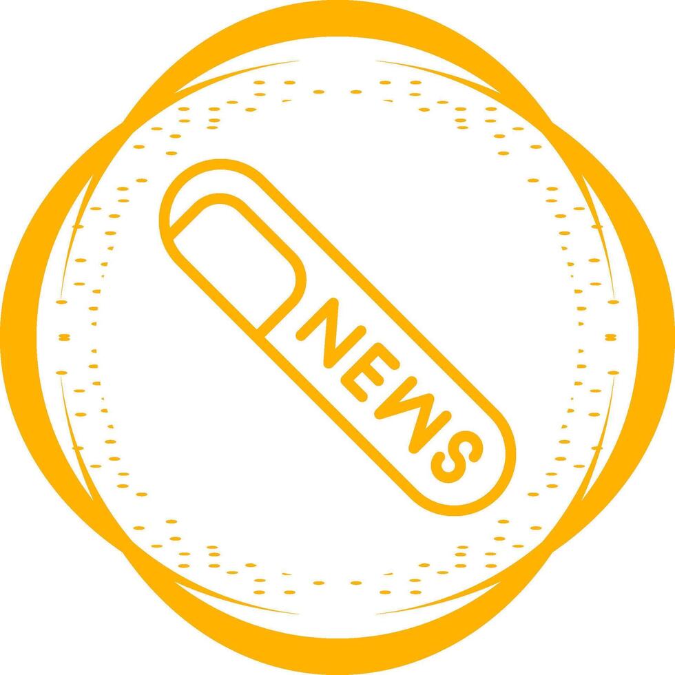 Rolled Up Newspaper Vector Icon