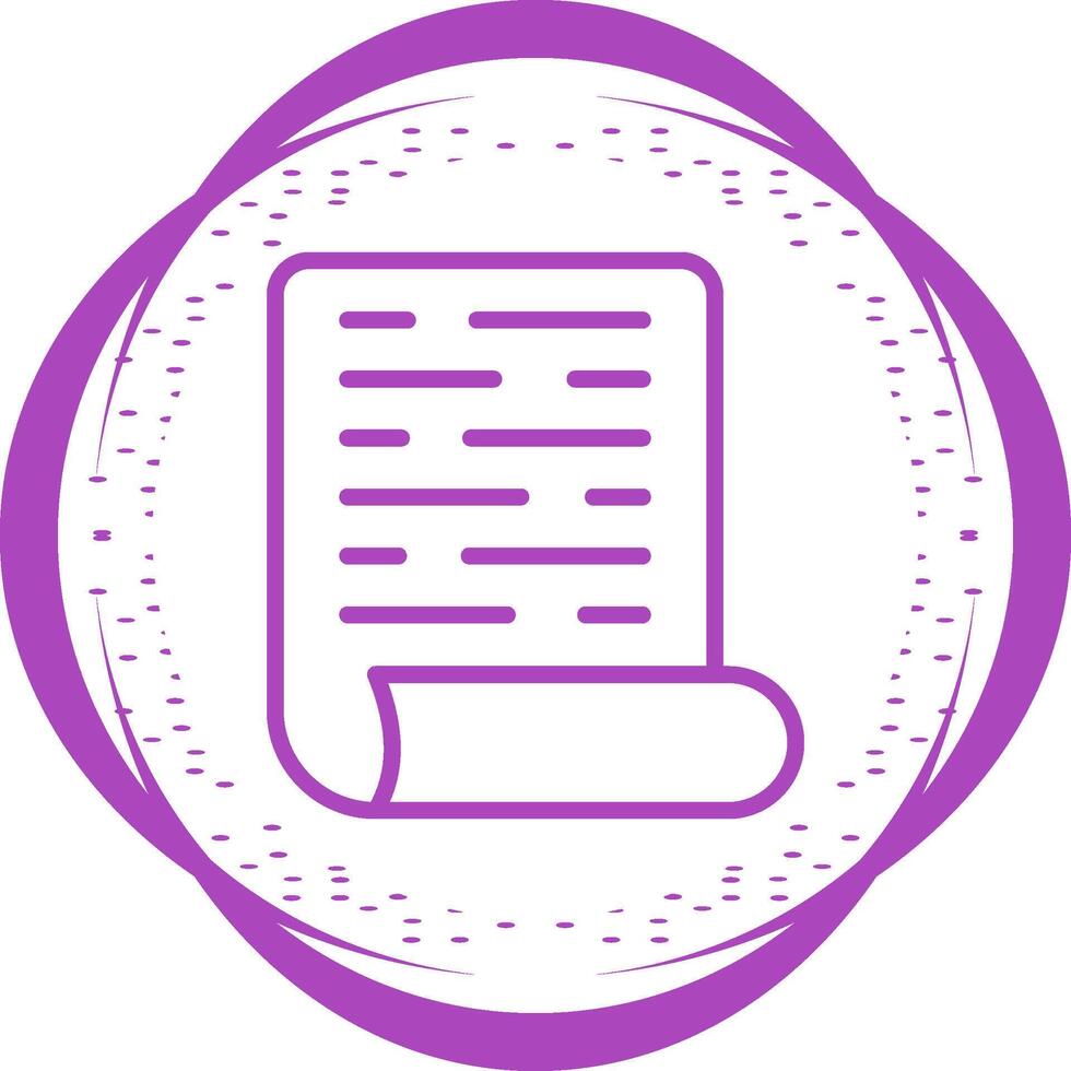 Page with Curl Vector Icon