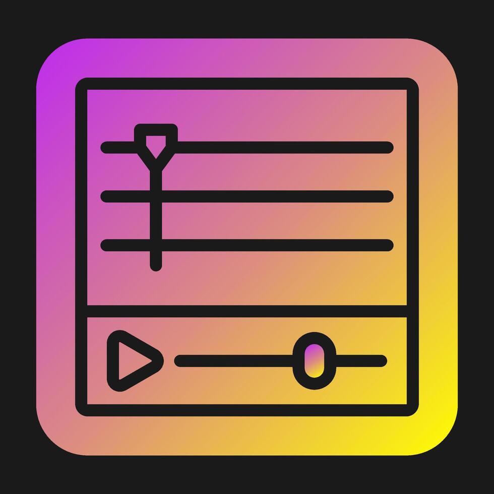 Timeline Vector Icon