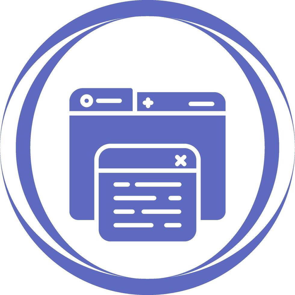 Pop Up Vector Icon