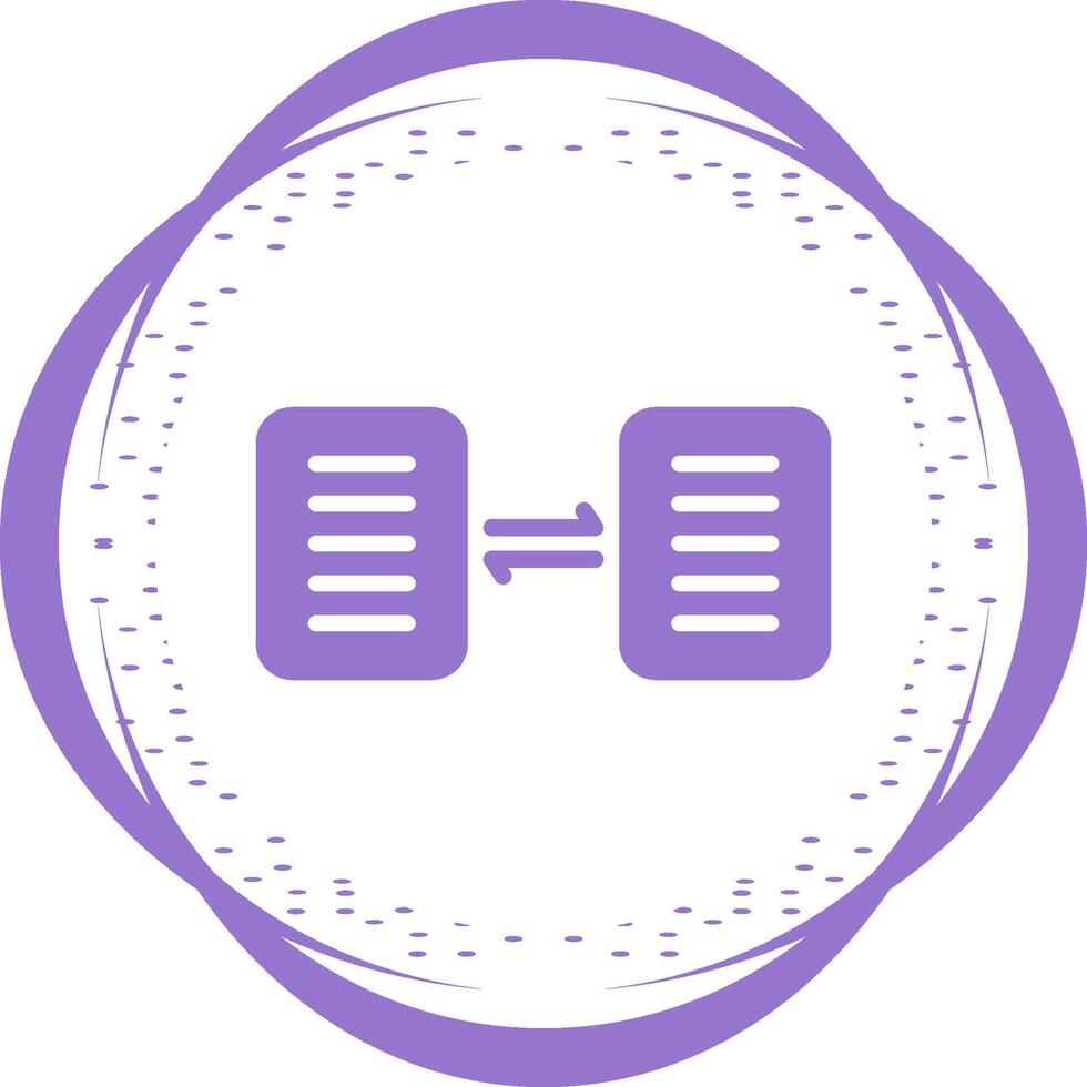 Document Sharing Vector Icon