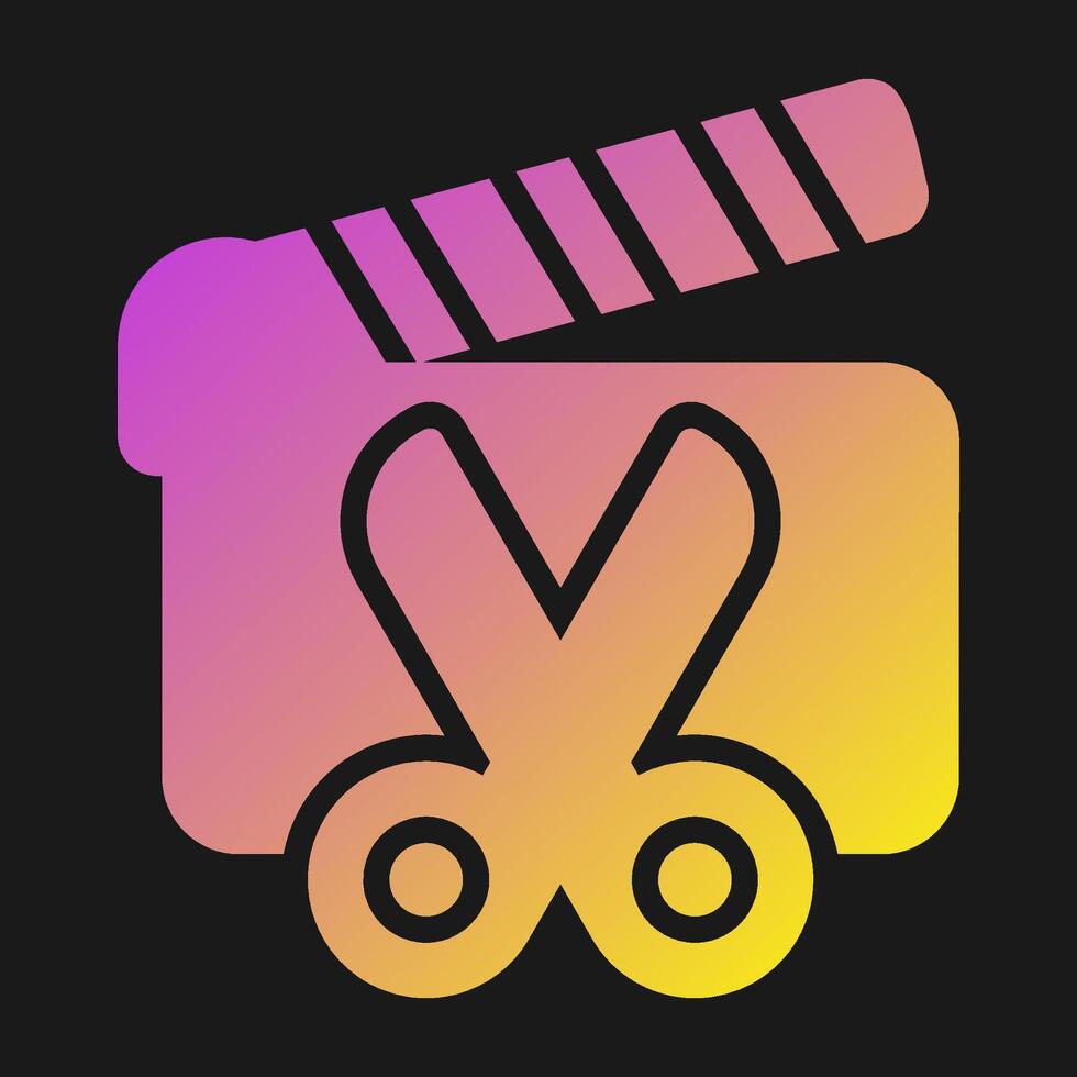 Film Editing Vector Icon