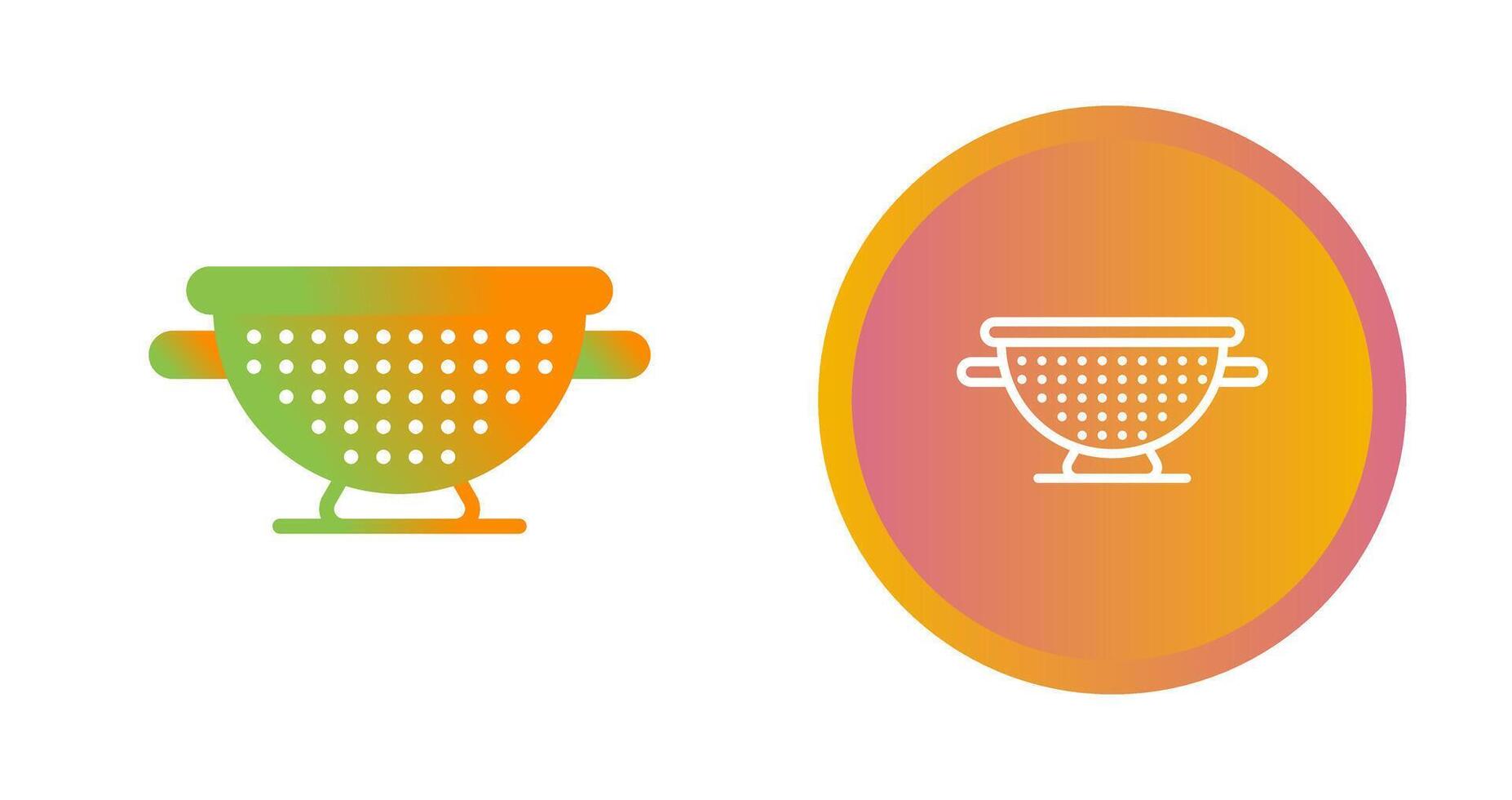 Colander Vector Icon